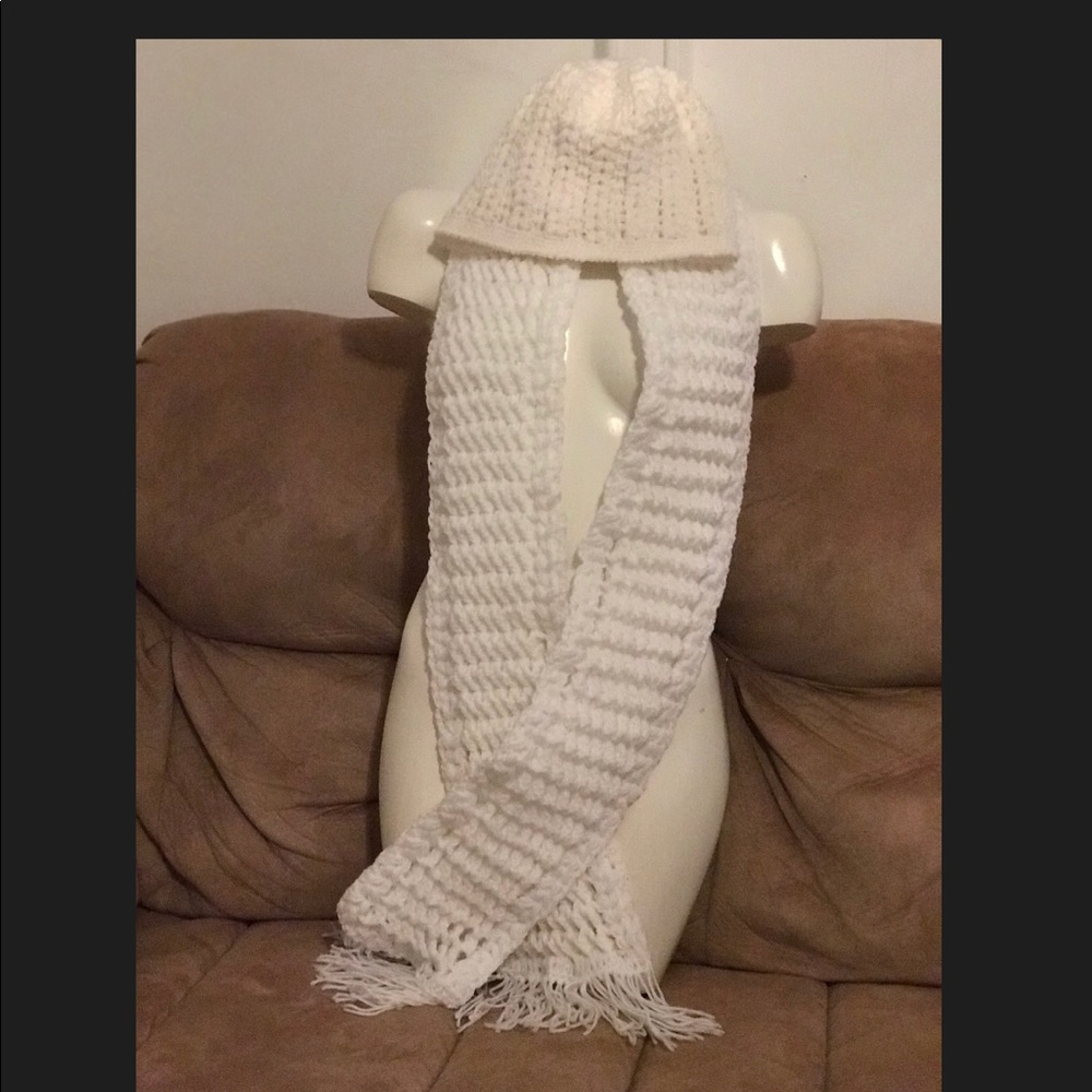 crocheted scarfs